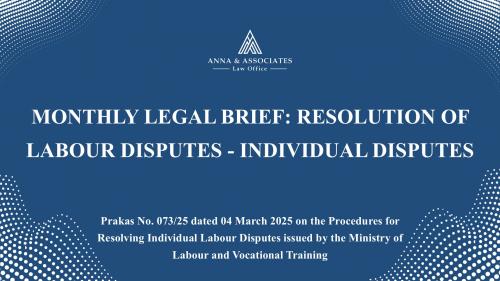 RESOLUTION OF LABOUR DISPUTES: INDIVIDUAL DISPUTES - EN